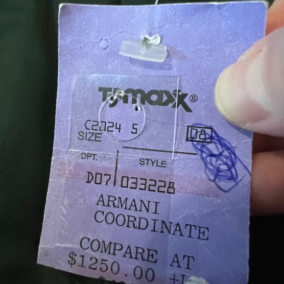 Giorgio Armani Vintage Womens Blazer Jade Green Suit Jacket NWT Sz 40 MSRP $1250 - Picture 8 of 9